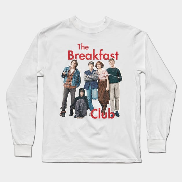 The Breakfast Club Grunge Retro 80s Long Sleeve T-Shirt by Magic Topeng